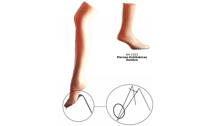 Imagen ilustrativa de Piernas Exhibidora Larga